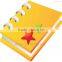 book cover leather mini notepad