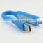 fashion design,convenient 1.2W Light mini LED lamp USB Cable for iphone for android