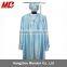 Sky Blue Shiny Graduation Gowns For Kids