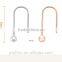 Factory Wholesale S925 Silver artificial pearl simple earrings the same paragraph of descendants of the sun