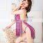 Sexy Lingerie Lace Babydoll Night Dress Sleepwear Tassels Purl Macrame