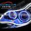 Sequential DRL runing signal lamp LED DRL bend strip used for car headlamp retrofit dynamic DRL