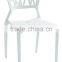Wholesale Cheap Bistro White Plastic Chair in Dining Chairs