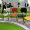Wholesale Dining Chair Plastic Chair with Metal Leg