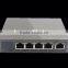 With 4-port poe switch 4+1 port desktip fast ethernet switch for network camera