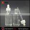 60ml round glass dropper bottle for e liquid clear dropper bottles