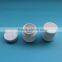 1 OZ white plastic PET cosmetic jars, 30 ml small wide mouth PET jar container