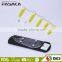 KC1308 New Design zirconia blade rubberized ABS handle 6PCS ceramic knife set with acrylic stand