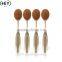 2016 Hot Selling Nylon Handle Rose Gold Toothbrush Foundation Brush