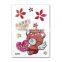 beauty sticker kids lovely promotional gift fashion crystal mobile phone sticker for decorate