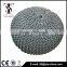 Fashion new circle design knitted cotton floor cushion in different color