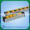 Aluminum roller track for rack system flow rail