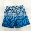 Printed Gradient color beachwear polyester board shorts and swim trunks for man