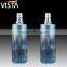 Blue vodka bottle