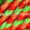 strip design plush fabric