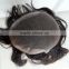 natural looking 100% human hair super fine swiss lace toupee                        
                                                Quality Choice