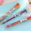 wholesale DIY creative stationery personalized Novelty floral gel pen Custom School Office Friction Erasable Multi Color Ink Pen