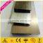 TOP! OEM aluminum skirting board, export Silver brushed aluminum skirting board, Over 20 years aluminium facotory