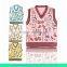 boy's clothing knitted and embroidery baseball sweater pullover children vest