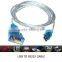 Factory supply d-SUB female/male RJ11 TO RS232 CABLE/RJ11 to DB9cable