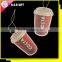 Eco-friendly scents paper car air freshener for promotion