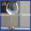 2016 New design clear crystal 680ml decorative colored brandy snifter glass for party