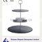 OEM black slate stone dinner plate wholesale
