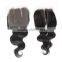 Bleached Knots 7A Cheap Brazilian Virgin Hair Closure 4x4 Body Wave Middle Part 100% Human Hair Lace Closure
