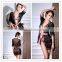 Hot selling flower fashion babydoll ladies night dress sex