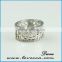 2015 fashion jewelry ring!latest weddingring design !micro pave diamond setting ring-factory promotional rings