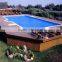 Wood Decking for Above Ground Pools