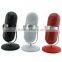 Metal Stand Mic Microphone Shape Wireless Stereo Bluetooth Capsule Speaker Mini Pill Bluetooth Speaker