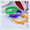 custom cute silicone wristband with bells