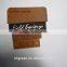 Silk screeen printing apparel leather patch