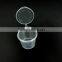 disposable soy sauce container Plastic transparent cup connected cover 1oz, 2 oz,