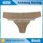 Microfiber thong with lace sexy skin thong panty for women customized design (Accept OEM)