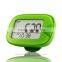 1 years free warranty 2D digital precise elderly use pedometer large LCD