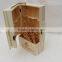 2 Bottle wooden wine boxes used for sale