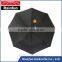 High quality outdoor automatic 3 folding rain umbrella