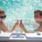 Hot sale model 4m swimming pool whirlpool spa freestanding pool swim spa