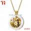 Ceramic Mechanical design Pendant Sweater Chain Necklace for Women