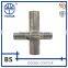 EN74 Drop Forged Galvanized Fixed 90 Degree Coupler