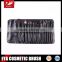 Various Style of 15pcs Makeup Brush Tools with Convenient Black Pouch