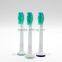 Standard replacement Toothbrush Heads 3-pack, replaces Philips Sonicare HX6013