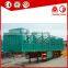 Semi trailer type and steel material 3 axle fencing animal transport semi trailer for sale