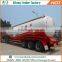 Tri-axle v type 60 cbm dry bulk transport semi trailer cement carrier tanker trailer sales