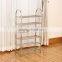 5 tiers stainless steel square tube shoes storage orginaze