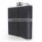 Hip Flask Leather Wrapped Flagon With High Quality Stainless Steel