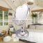double heart -shaped magnifying cosmetic mirror