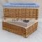 pure Countryside wicker basket with fabric